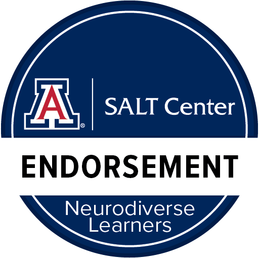 SALT Center Endorsement Badge Neurodiverse Learners