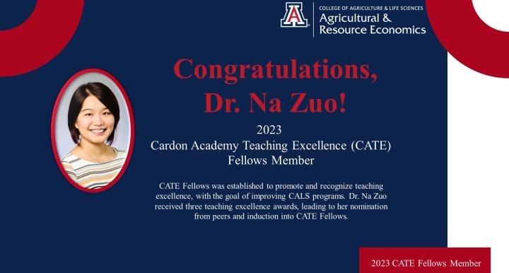 2023 Na Zuo CATE Fellows